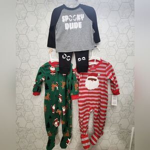 Nwt Holiday Halloween Christmas Boy's Bundle